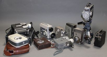 null Photography and cinema. Set of about ten various cameras in the state, not tested:...