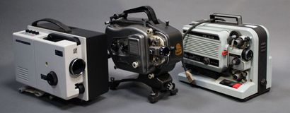 null Cinema. Set of three different projectors: Beaulieu Automatic, Zeiss Ikon and...