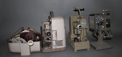 null Cinema. Set of four film projectors, untested, as is: Kodascope Eight-46 Projector,...
