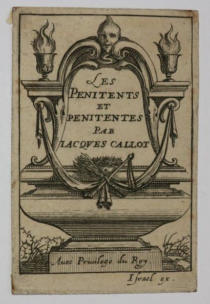 null CALLOT Jacques (Nancy 1592 † 1635) - "Les Pénitents". Suite complète de 6 eaux-fortes...