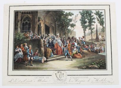 null BENAZECH Charles (Londres 1767 † 1794) - "Le prix de l'agriculture, Dédiée à...
