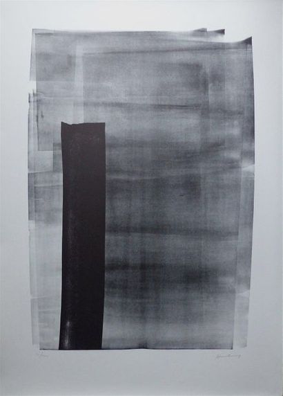 null HARTUNG Hans - Lithograph 1976. Signed lower right, format 105 x 75 cm. numbered...