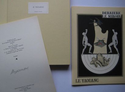 null LE YAOUANC Alain - " Derrière le Miroir " 1970 luxury edition on vellum, signed...