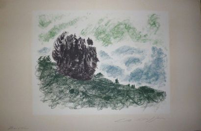 null MASSON André - Original lithograph. Signed lower right. Justified "bon à tirer"....