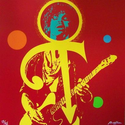null MESSAC Yvan - Silkscreen on pvc " Prince " signed on the lower right, numbered...