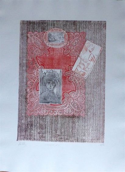 null MILSHTEIN Zuy - Original etching. Signed lower right. Numbered on 50 copies....