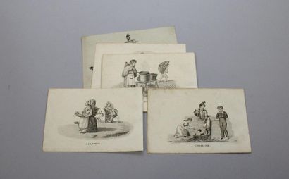 null - CHAM (Amédée de NOE), 1818-1879, dessinateur et caricaturiste français : portrait-charge...