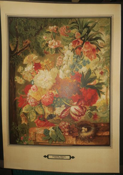 null NIGG Joseph (D'APRES) (Vienne 1782 1863) - [Composition florale]. Lithographie...