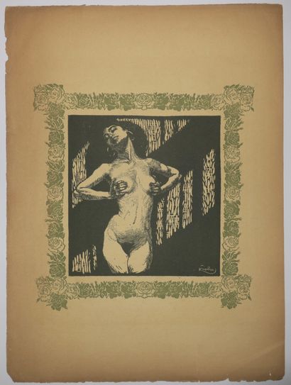 null KUPKA Frantisek (Opono, Tchéquie 1871 Puteaux 1957) - [Femme dénudée] pour "Le...