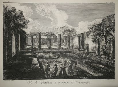 null PIRANESI Francesco (Rome 1758 Paris 1810) - "Vue du Péristyle (Peristylium)...