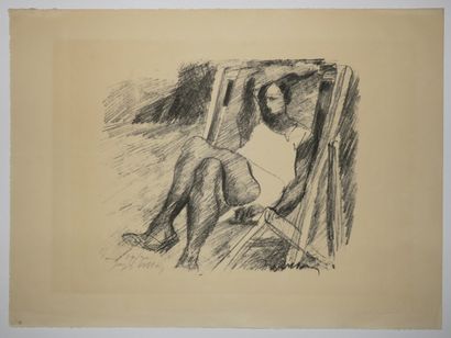 null VILLON Jacques (Gaston Duchamp, dit) (Damville (Eure) 1875 Puteaux 1963) - [Homme...