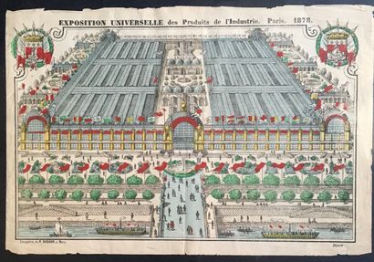 null PARIS (75) - EXPOSITION 1878 - IMAGERIE DE METZ - "Exposition universelle des...