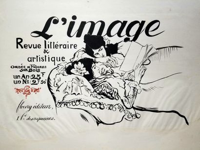 null JEANNIOT Pierre Georges (Genève 1848 Paris 1934) - "Affiche inédite pour L'Image,...