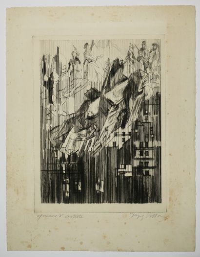 null VILLON Jacques (Gaston Duchamp, dit) (Damville (Eure) 1875 Puteaux 1963) - [Notre-Dame,...