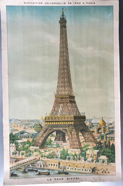 null 
PARIS (75) - TOUR EIFFEL - EXPOSITION 1889 - Exposition universelle de 1889...