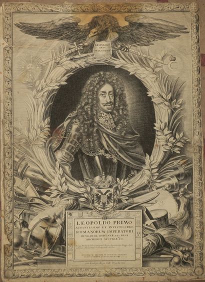 null PORTRAITS - Réunion de 2 gravures. 1- "Théophile Bonet", 1679. 33 x 21,5 cm....