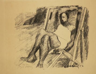 null VILLON Jacques (Gaston Duchamp, dit) (Damville (Eure) 1875 Puteaux 1963) - [Homme...