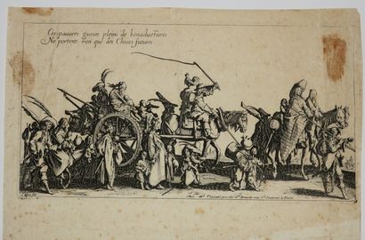 null CALLOT Jacques (Nancy 1592 1635) - "Les Bohémiens". c.1622. Suite complète des...