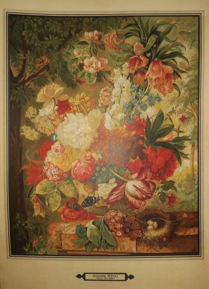 null NIGG Joseph (D'APRES) (Vienne 1782 1863) - [Composition florale]. Lithographie...