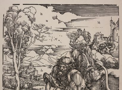 null DÜRER Albrecht (Nüremberg 1471 1528) - "Samson combattant le lion" (Samson Rending...