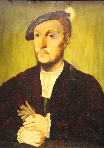null LYON Corneille de (Dans le Goût de )(1500/1510-1575) : « Portrait d'homme à...