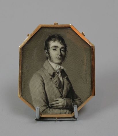null Jean-Jacques KARPFF, dit CASIMIR (1770-1829) : « Portrait d'homme de trois-quarts...