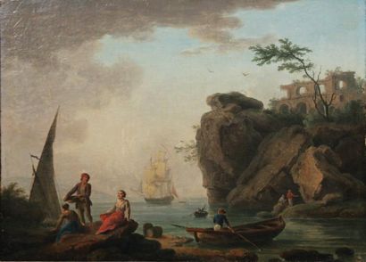 Philippe REY (Actif à Marseille dans la seconde moitié du XVIIIème siècle) «Ruines...