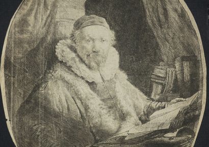 null REMBRANDT H. van Rijn (1606 1669) - "Johannes Wytenbogardus" (Jan Uytenbogaert,...