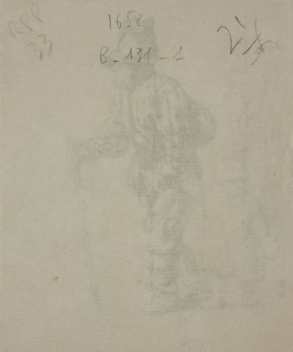 null REMBRANDT H. van Rijn (1606 1669) - "Le paysan avec femme et enfant" (Peasant...