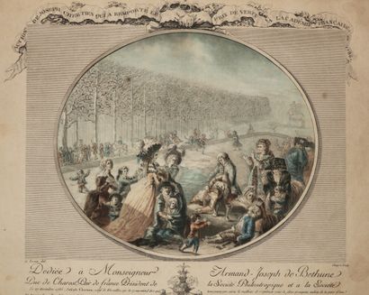 null GUYOT Laurent (Paris 1756 1806) - "Action de Joseph Chretien qui a remporté...