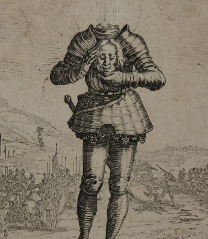 null CALLOT Jacques (Nancy 1592 1635) - "Sanctus Livarius (Saint Livier)". c.1624....