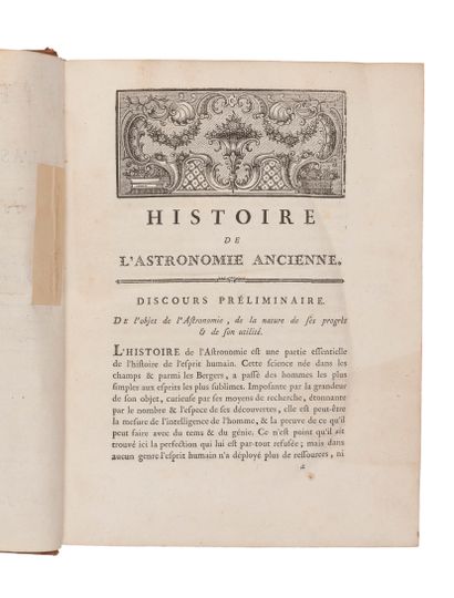 null Bailly, garde des Tableaux du Roi, de l’Académie des Sciences. Histoire de l’astronomie...