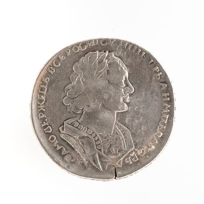null Pierre le Grand. Pièce d'un rouble, en argent. 1723.

Diamètre 40 mm.

Poids...