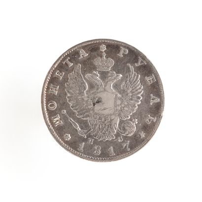null Alexandre Ier. Pièce d'un rouble, en argent. 1817 (Saint Pétersbourg).

Diamètre...
