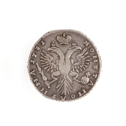 null Anna Ioannovna. Pièce d'une poltina, en argent. 1731.

Diamètre 34 mm.

Poids...
