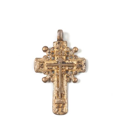 null Croix en argent doré. XVIIIe s.

6 х 3,5 cm.

Poids : 15,7 g.



Крест серебряный...