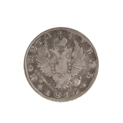 null Alexandre Ier. Pièce d'un rouble, en argent. 1814 (Saint Pétersbourg).

Diamètre...