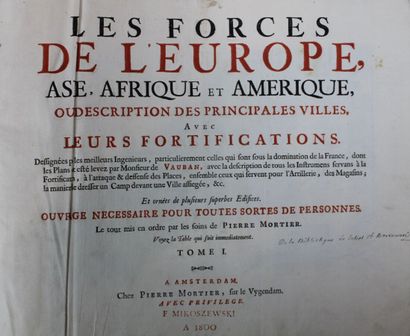 null FER (Nicolas de) : Les Forces de l'Europe, ou Descriptions des principales villes...
