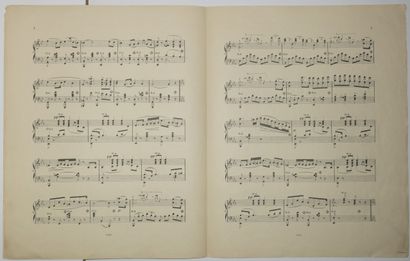 null RUSSIA - Music score "RUSSIAN SONG, Sydney Smith", Paris Editions Schott, Mainz...