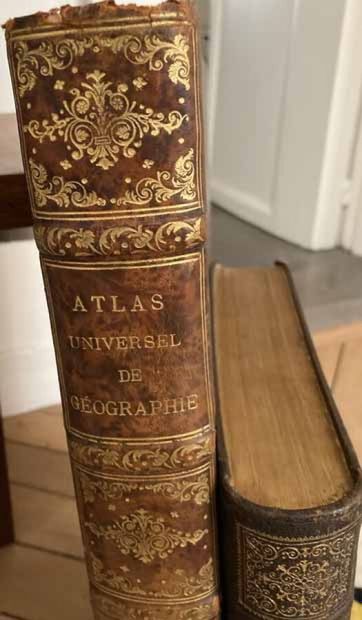 null LOT DE 2 ATLAS UNIVERSEL DE GEOGRAPHIE (Lapie & Houze) de 1829 & 1859: 1- M....