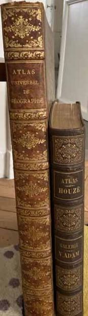 null LOT DE 2 ATLAS UNIVERSEL DE GEOGRAPHIE (Lapie & Houze) de 1829 & 1859: 1- M....