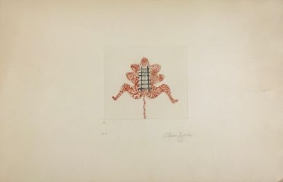 null MOGGIA Silvano Gravure signée en bas à droite et justifiée e.a. Format 33 x...