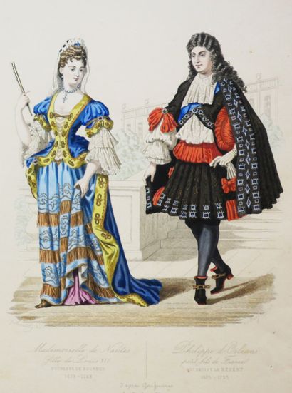 null PORTRAITS de "Mademoiselle de NANTES, Fille de Louis XIV & Philippe d'ORLEANS,...