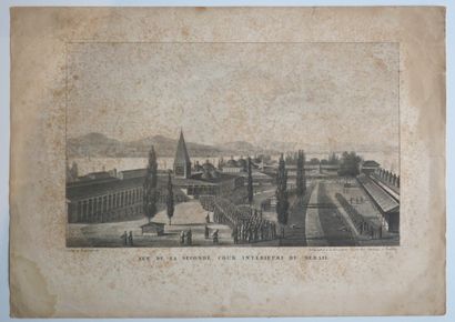 null TURKEY - 2 plates: "VIEW of the first COURT OF THE SERAIL" & "VIEW of the second...