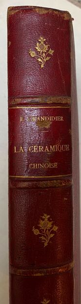 null Ernest GRANDIDIER. 

Chinese ceramics. Oriental porcelain: Date of its discovery...