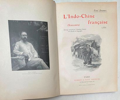 null Paul DOUMER. 

French Indochina. Souvenirs. 

Paris, Vuibert et Nony, sd, in-4...