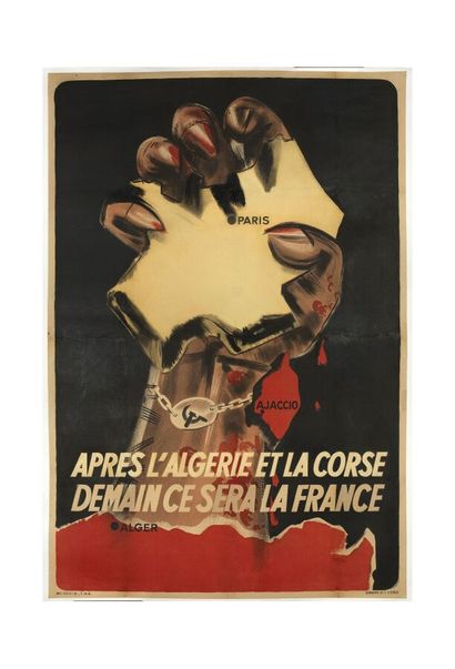 null ORAFF - [ Après l'Algérie et la Corse Demain ce sera la France ] Paris, 1930....