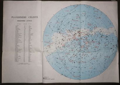 null CARTES DU CIEL Extraites de l'ASTRONOMIE POPULAIRE, Camille Flammarion. 2 cartes:...
