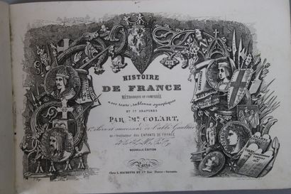null - COLART (l'abbé) : Histoire de France, méthodique et comparée, avec texte,...