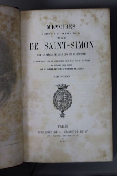 null - SAINT-SIMON (Louis de Rouvroy, duc de) : Mémoires complets et authentiques...
